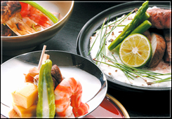 『おまかせコース』旬の菜や新鮮な日本海の幸。新潟ならではの美味の彩りを心ゆくまでご堪能ください。