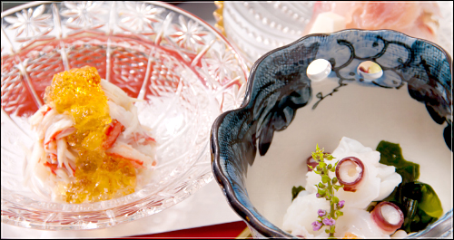 『会席コース』旬の菜や新鮮な日本海の幸。新潟ならではの美味の彩りを心ゆくまでご堪能ください。